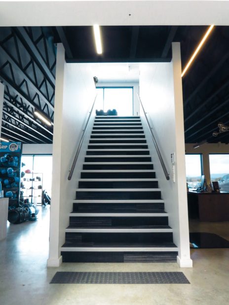 Staircase design inside a modern commercial building Tasmania